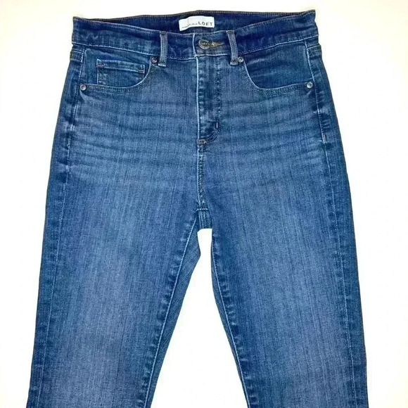 LOFT Womens High Waist Skinny Jeans Size 27 - Picture 2 of 8